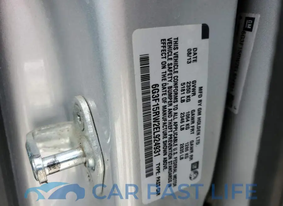 6G3F15RW2EL924931# 13