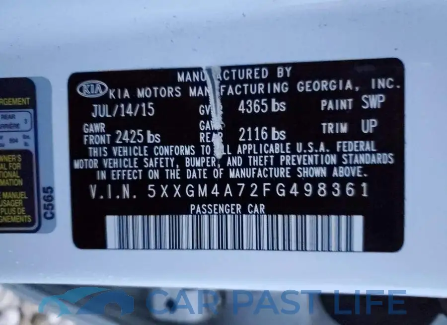 5XXGM4A72FG498361# 12
