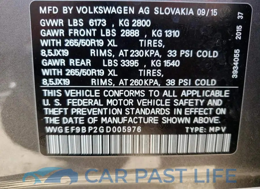 WVGEF9BP2GD005976# 13