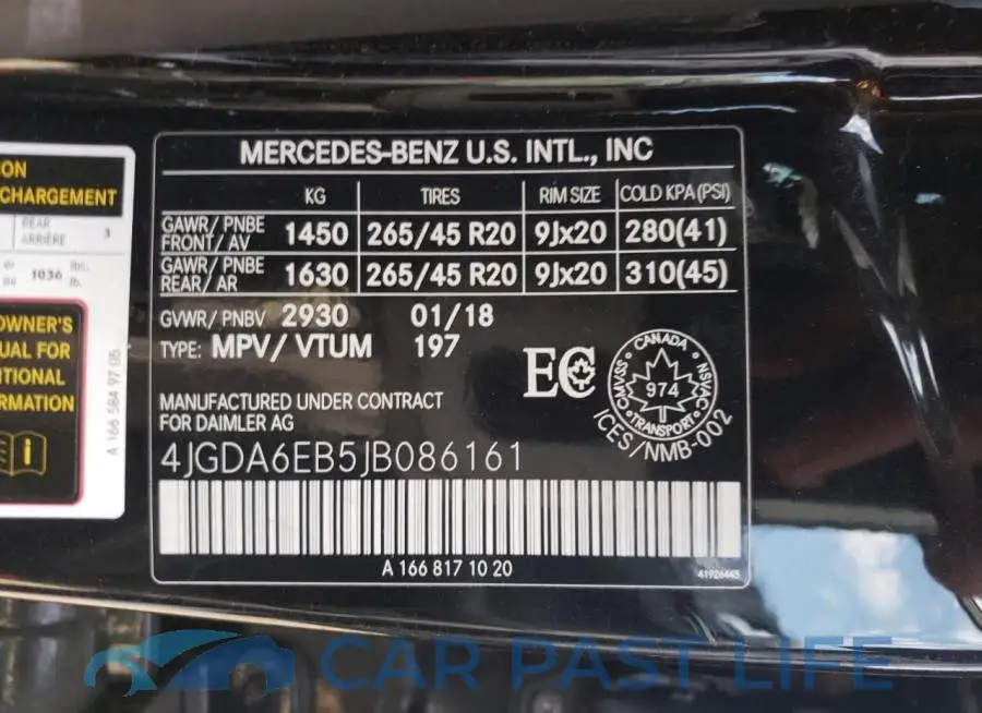 4JGDA6EB5JB086161# 13