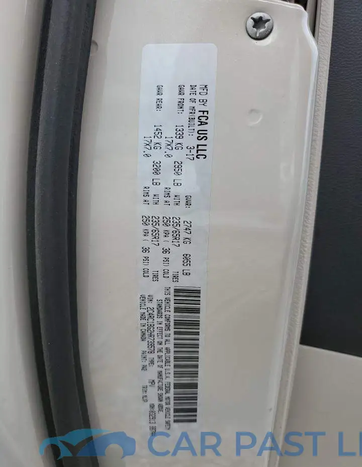 2C4RC1BG2HR739578# 13