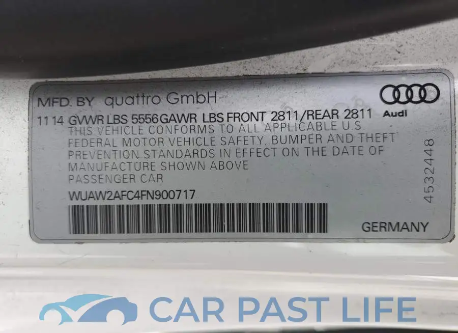 WUAW2AFC4FN900717# 13