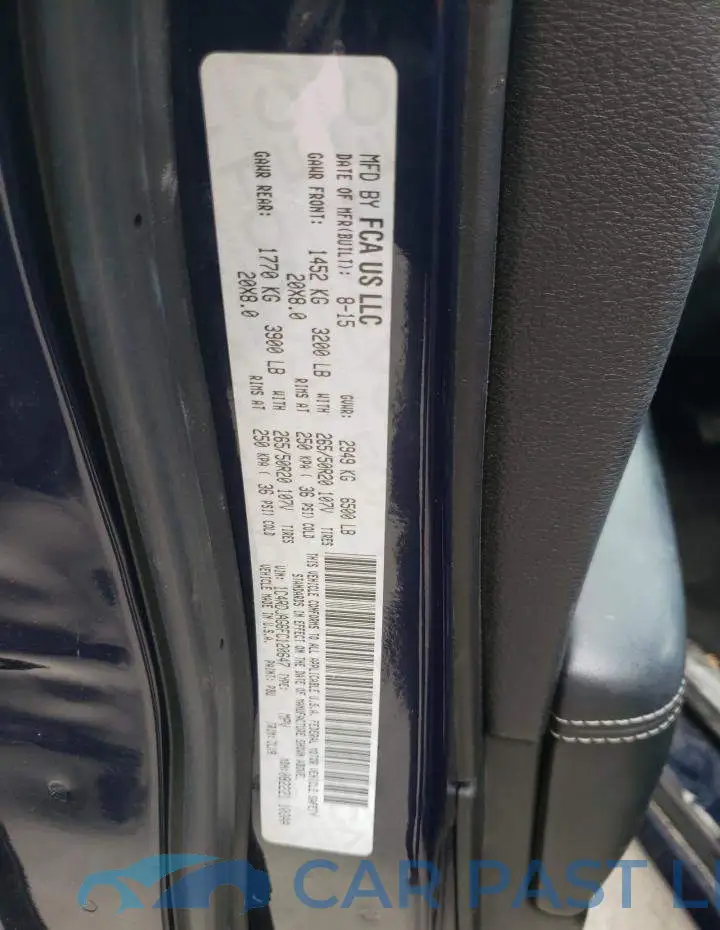 1C4RDJAG6FC120647# 13