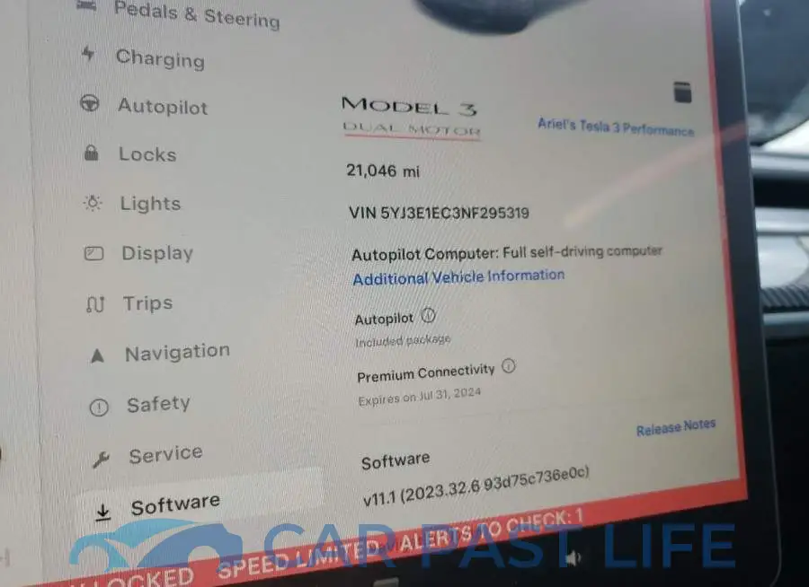 5YJ3E1EC3NF295319# 12
