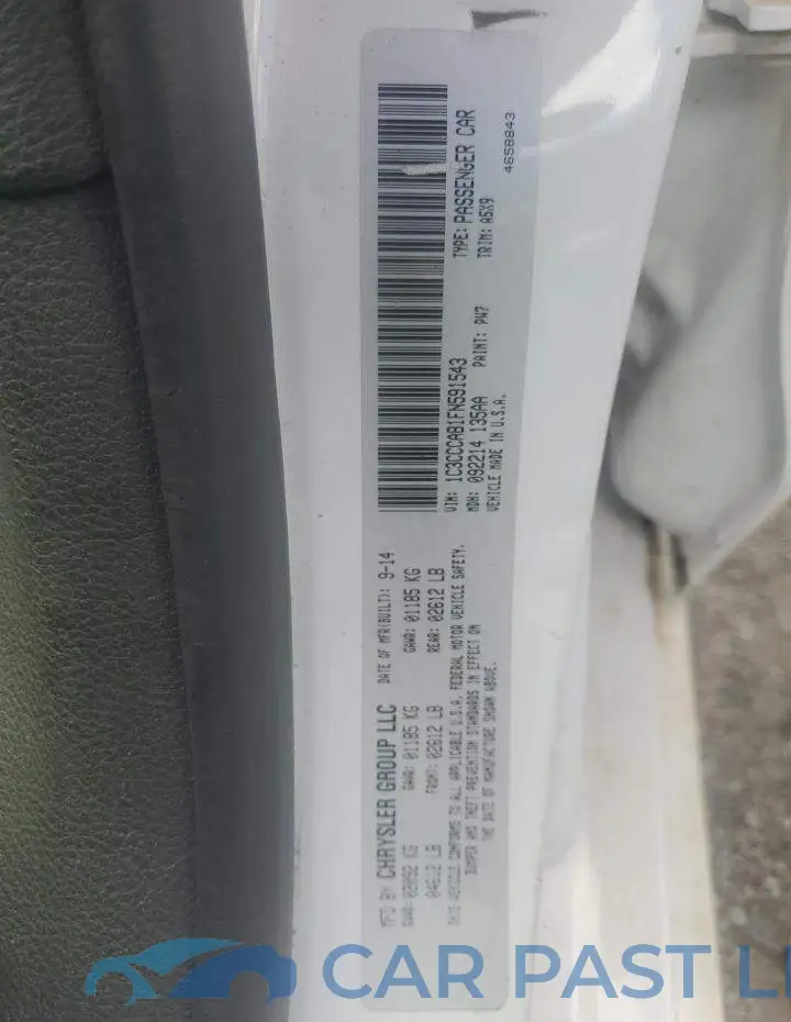 1C3CCCAB1FN591543# 12