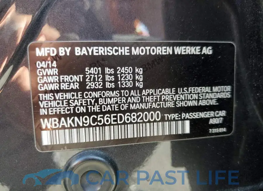 WBAKN9C56ED682000# 12