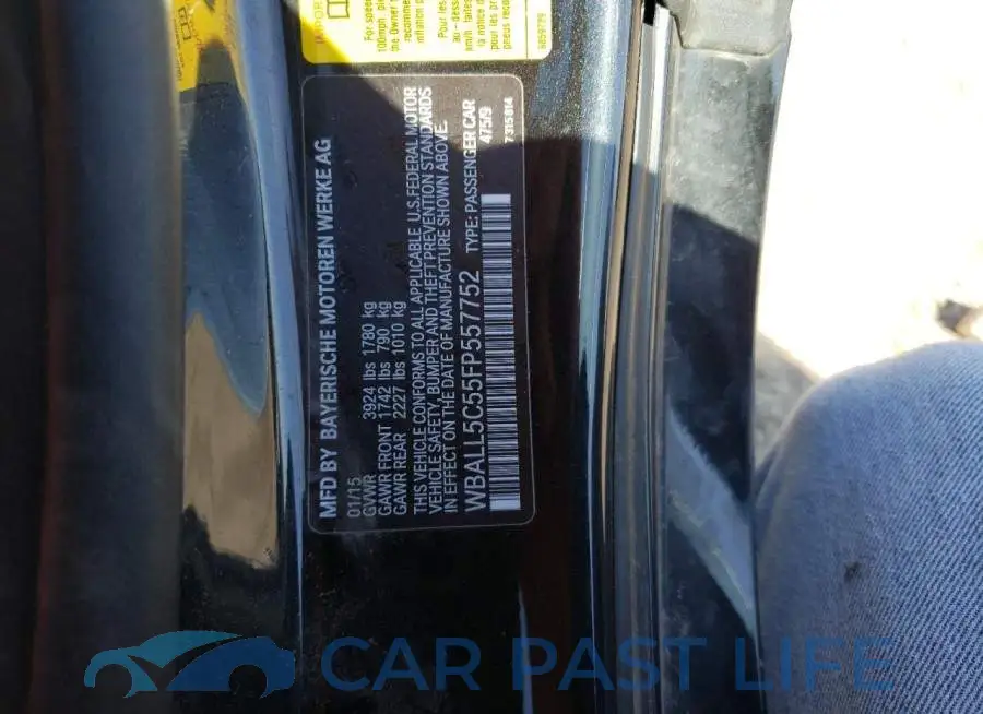 WBALL5C55FP557752# 12
