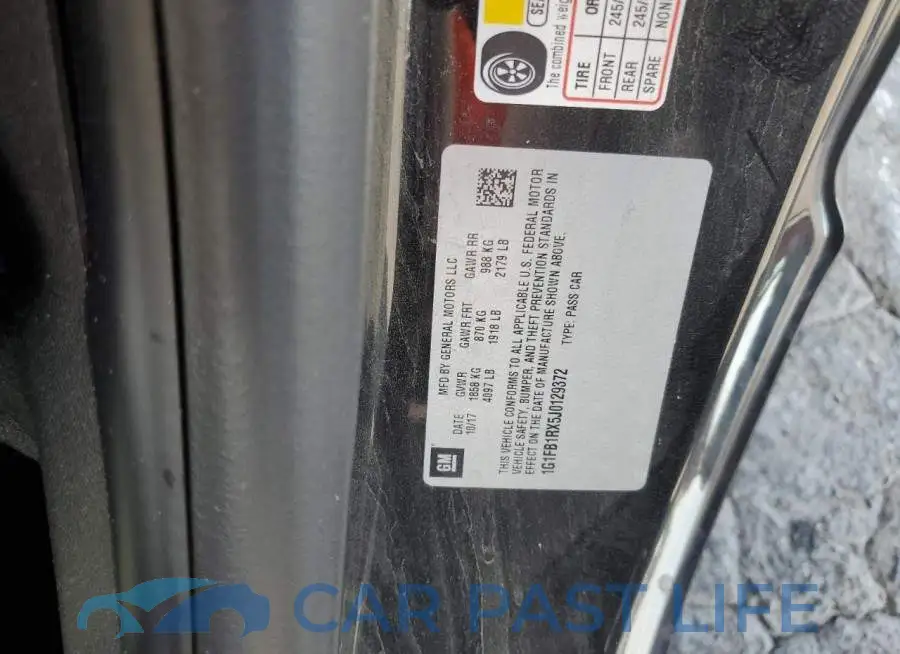 1G1FB1RX5J0129372# 12