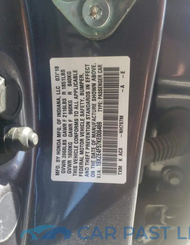 19XZE4F57KE006469# 12