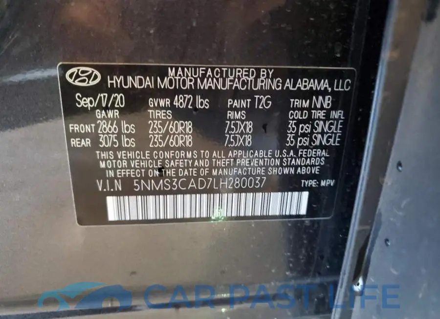 5NMS3CAD7LH280037# 13