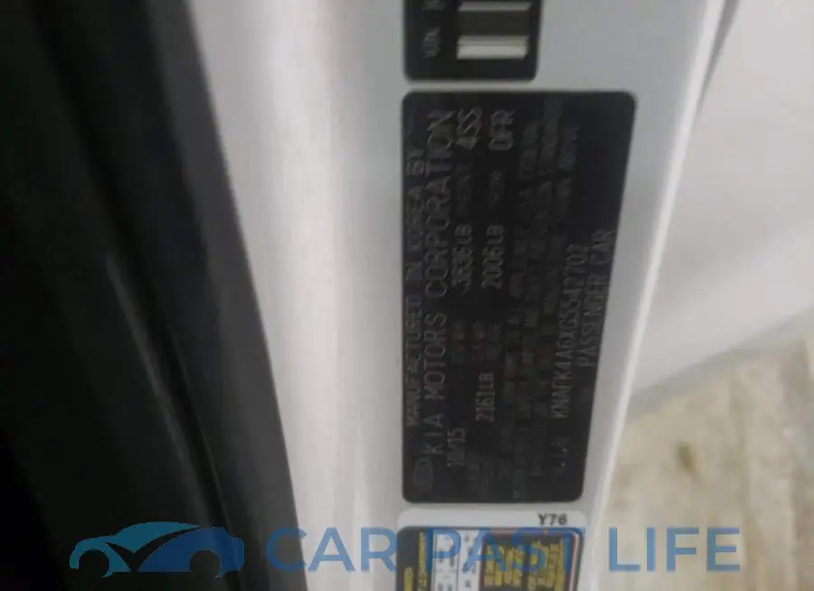 KNAFK4A6XG5542702# 12