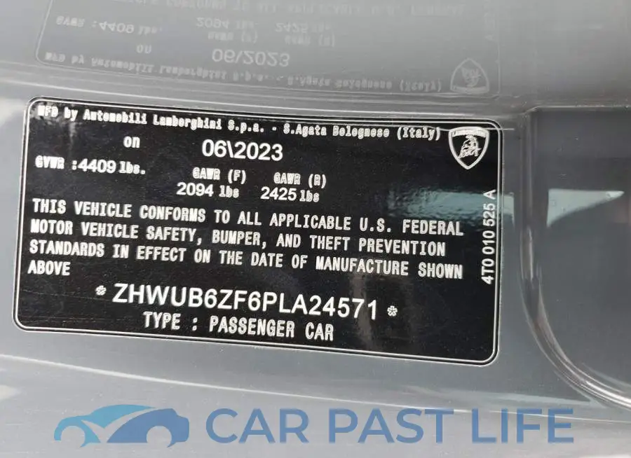 ZHWUB6ZF6PLA24571# 12