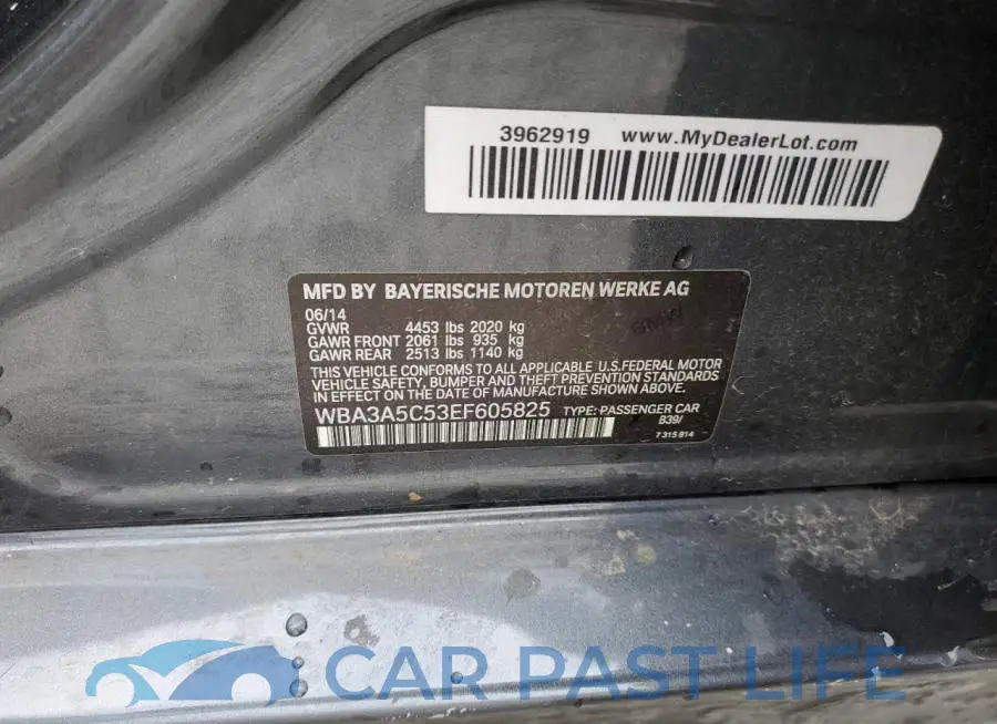 WBA3A5C53EF605825# 12