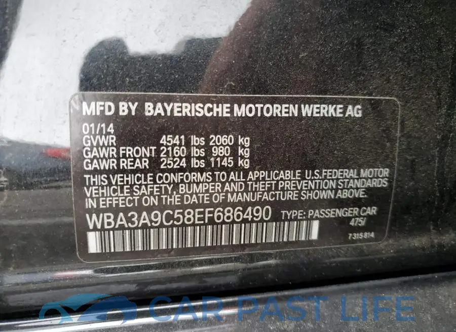 WBA3A9C58EF686490# 12