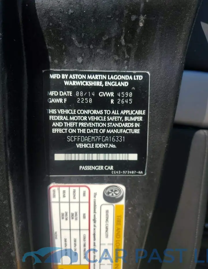 SCFFDAEM7FGA16331# 12