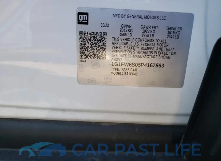 1G1FW6S05P4167863# 12