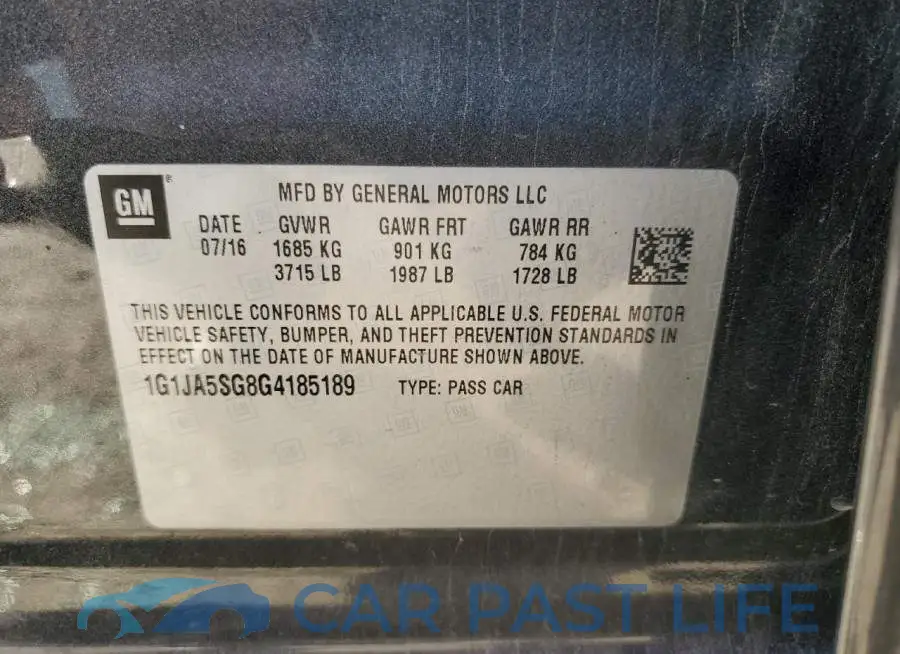 1G1JA5SG8G4185189# 12