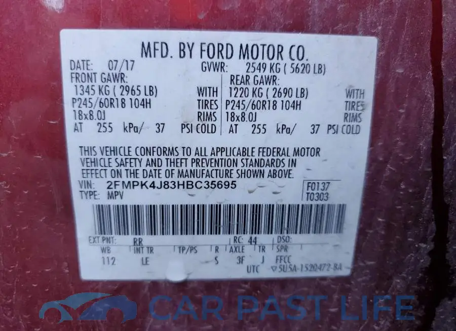 2FMPK4J83HBC35695# 13