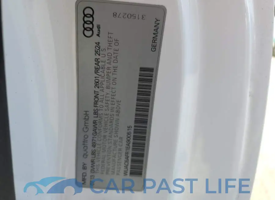 WUAC6AFR1EA900515# 12