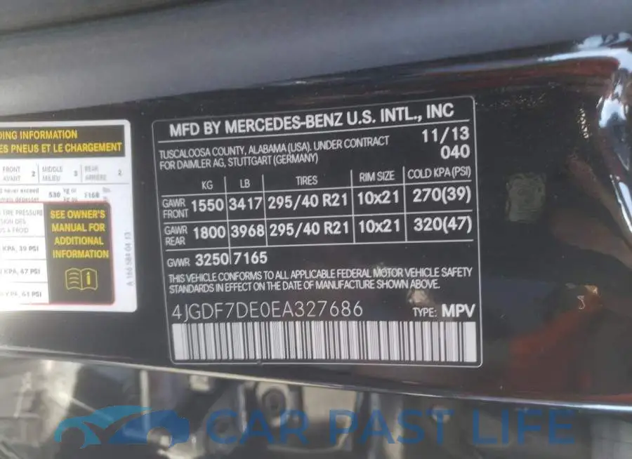 4JGDF7DE0EA327686# 13