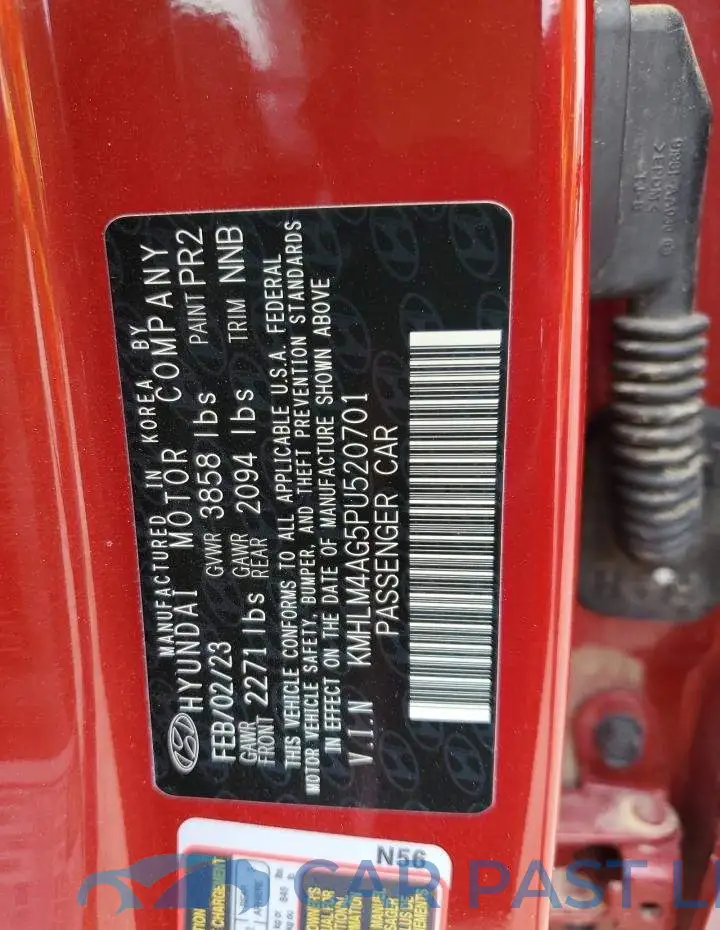 KMHLM4AG5PU520701# 12