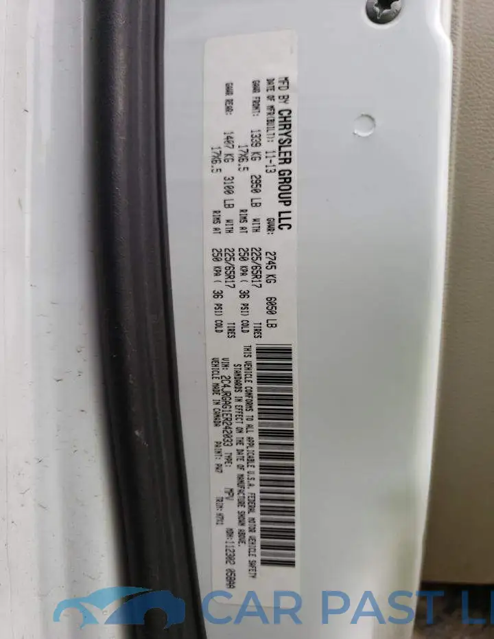 2C4JRGAG1ER242033# 14