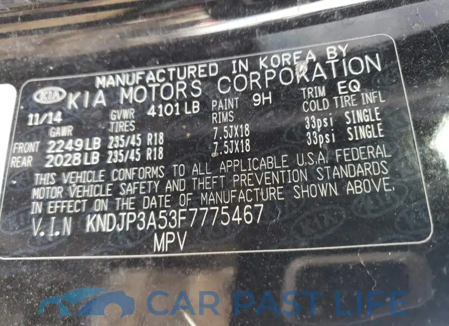KNDJP3A53F7775467# 12