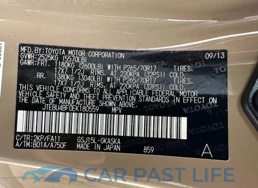 JTEBU4BF0EK180559# 10