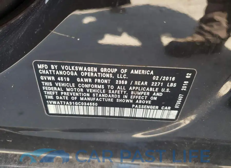 1VWAT7A31GC034550# 13