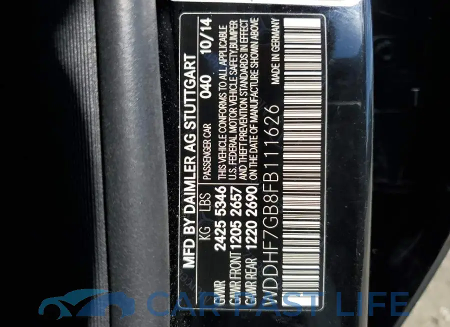 WDDHF7GB8FB111626# 12