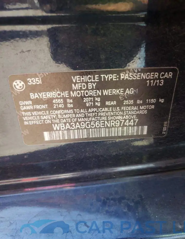 WBA3A9G56ENR97447# 12