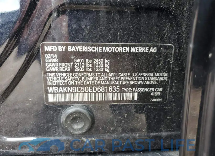 WBAKN9C50ED681635# 12