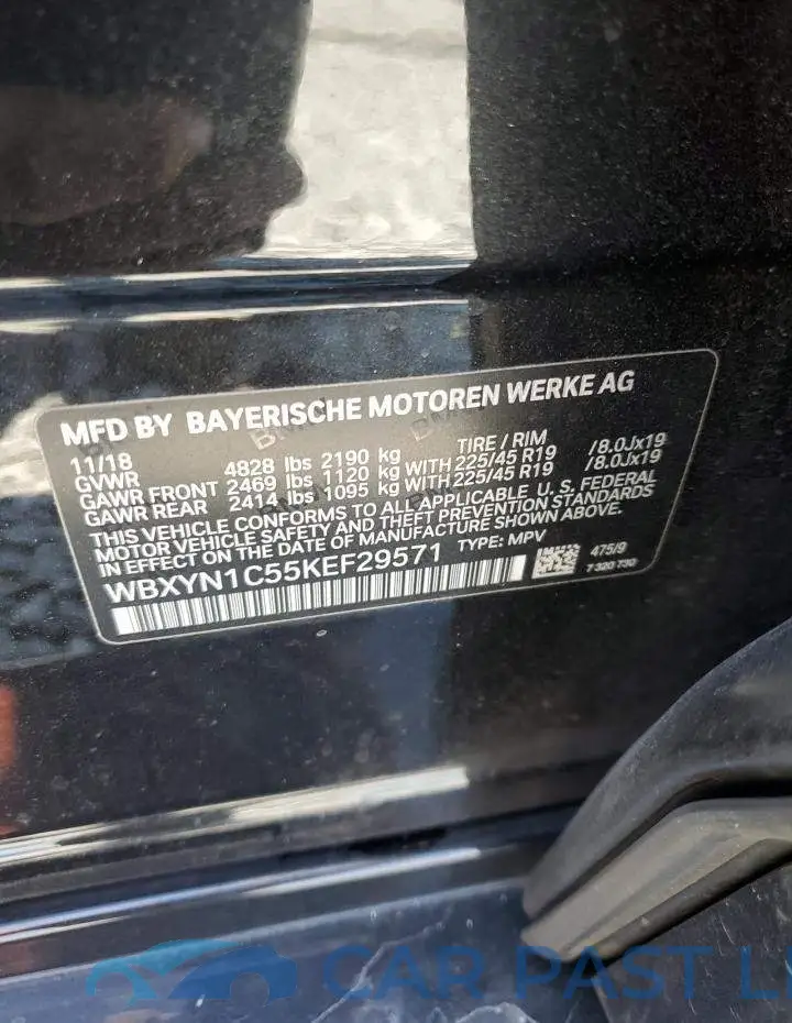 WBXYN1C55KEF29571# 13