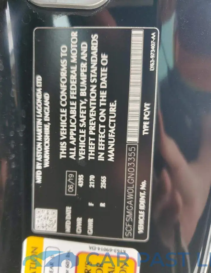 SCFSMGAW0LGN03355# 12