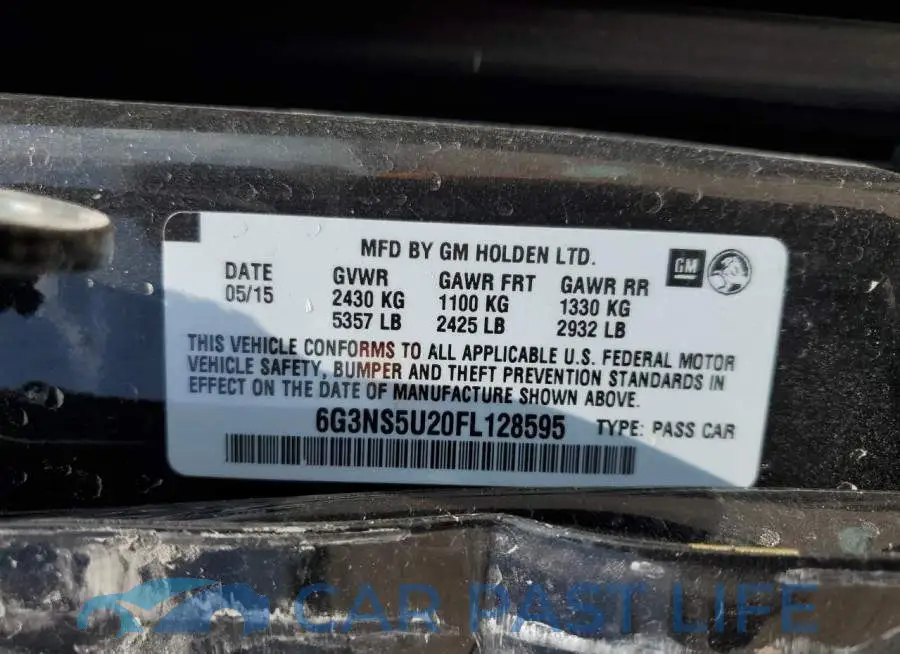 6G3NS5U20FL128595# 12