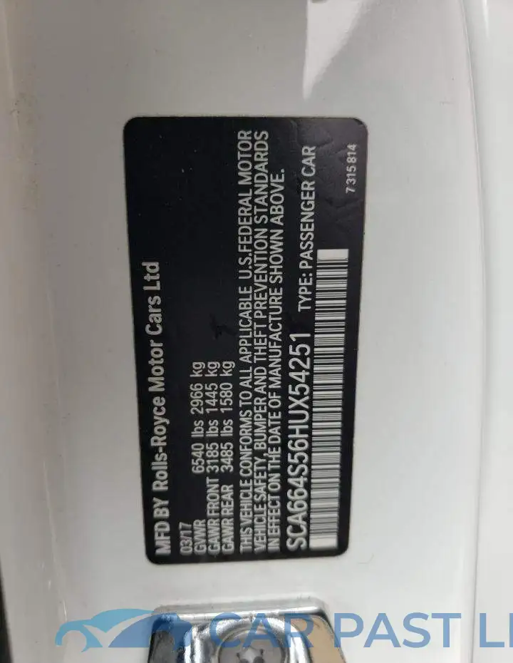 SCA664S56HUX54251# 12