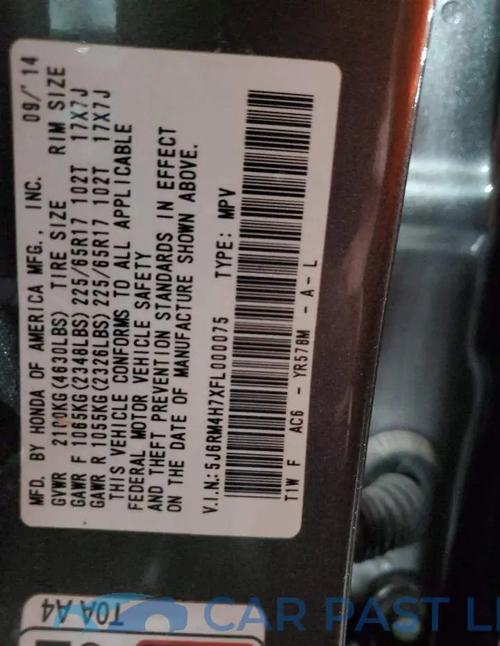 5J6RM4H7XFL000075# 13