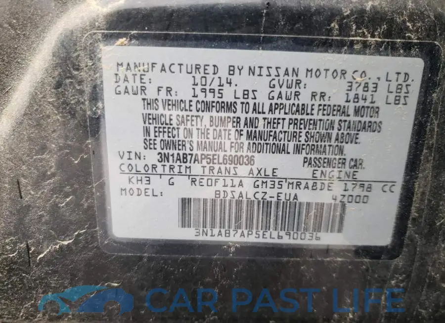 3N1AB7AP5EL690036# 14