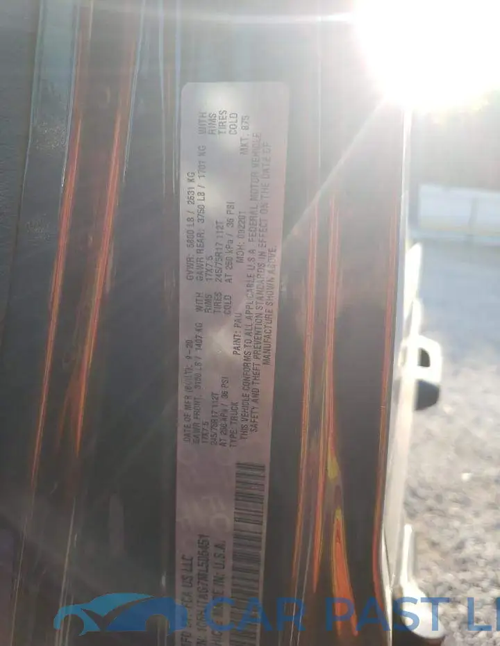 1C6HJTAG7ML506451# 12