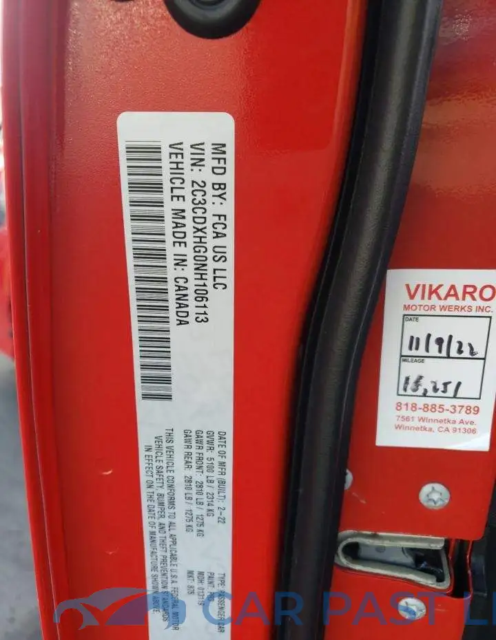 2C3CDXHG0NH106113# 12