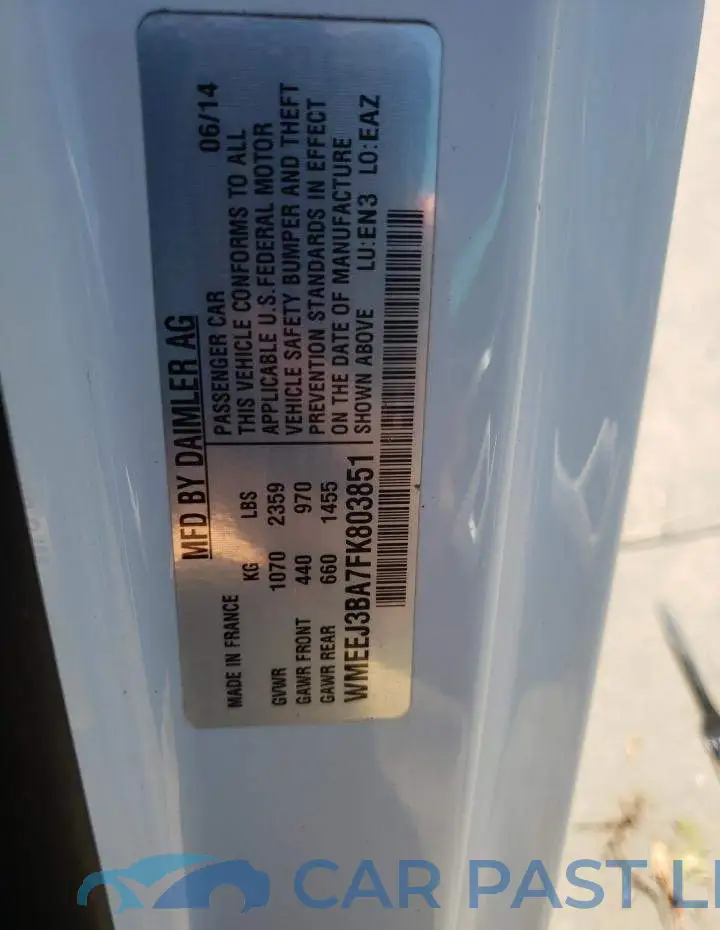 WMEEJ3BA7FK803851# 12