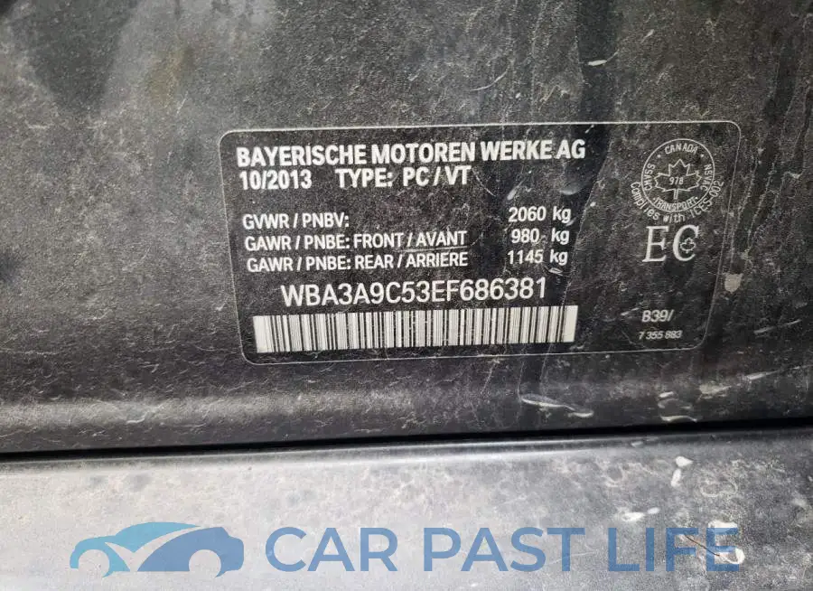 WBA3A9C53EF686381# 13