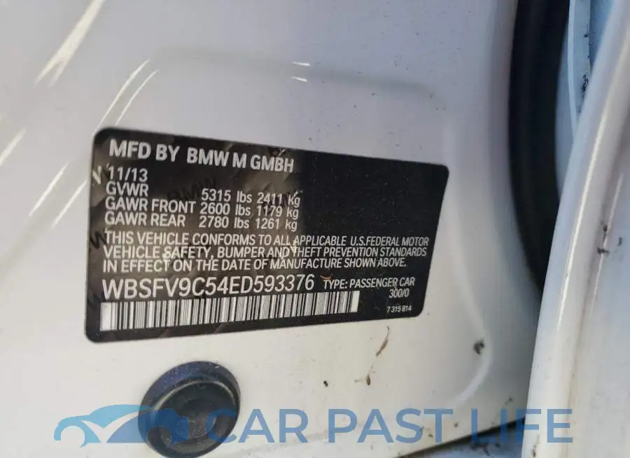 WBSFV9C54ED593376# 12