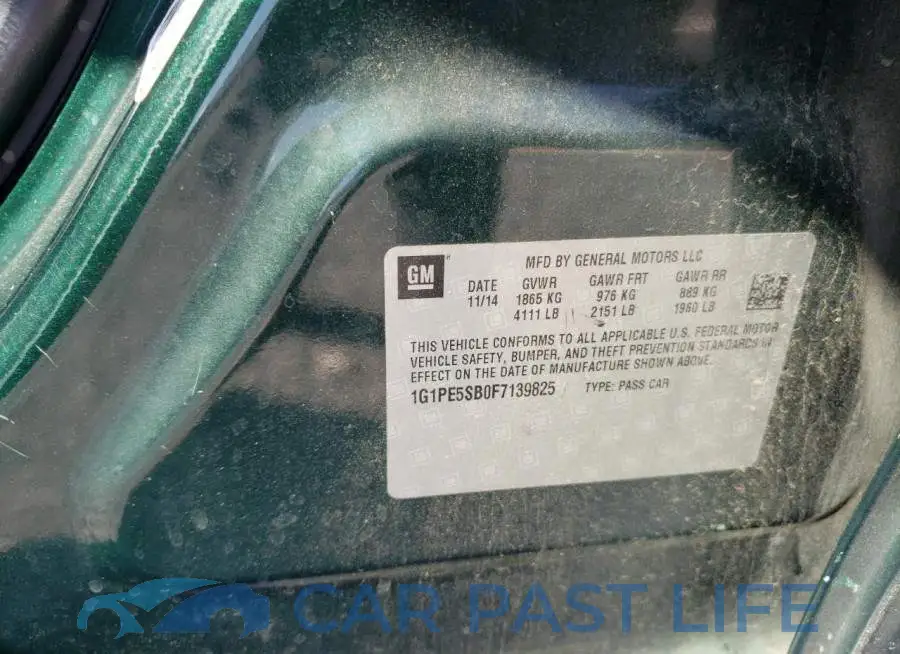 1G1PE5SB0F7139825# 12