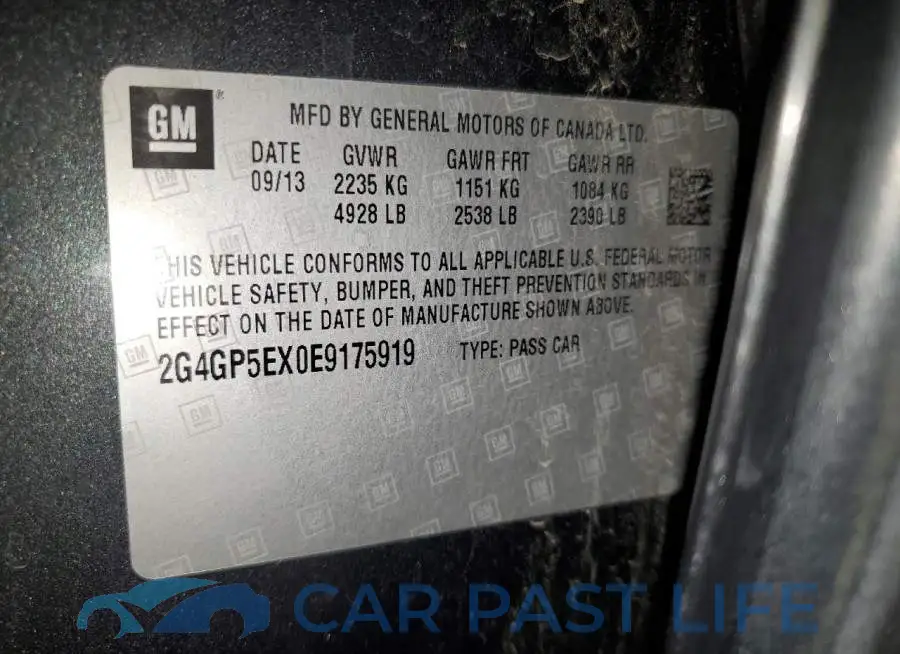2G4GP5EX0E9175919# 12