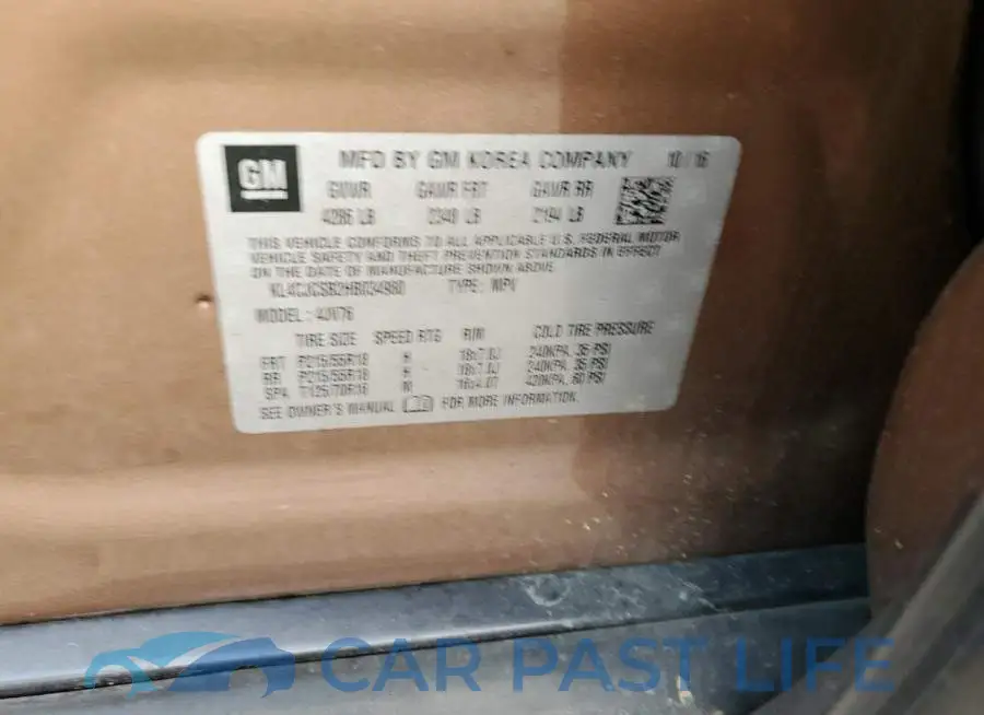 KL4CJCSB2HB034980# 13