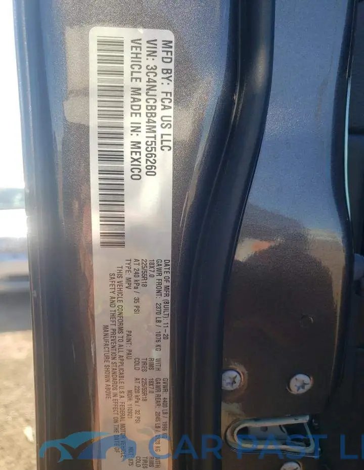 3C4NJCBB4MT556260# 12