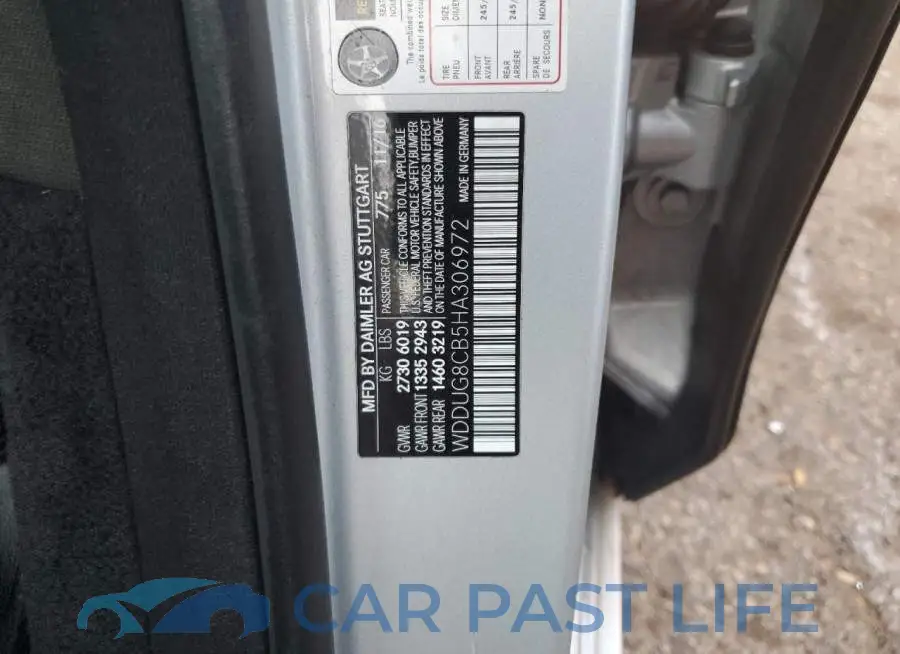 WDDUG8CB5HA306972# 12