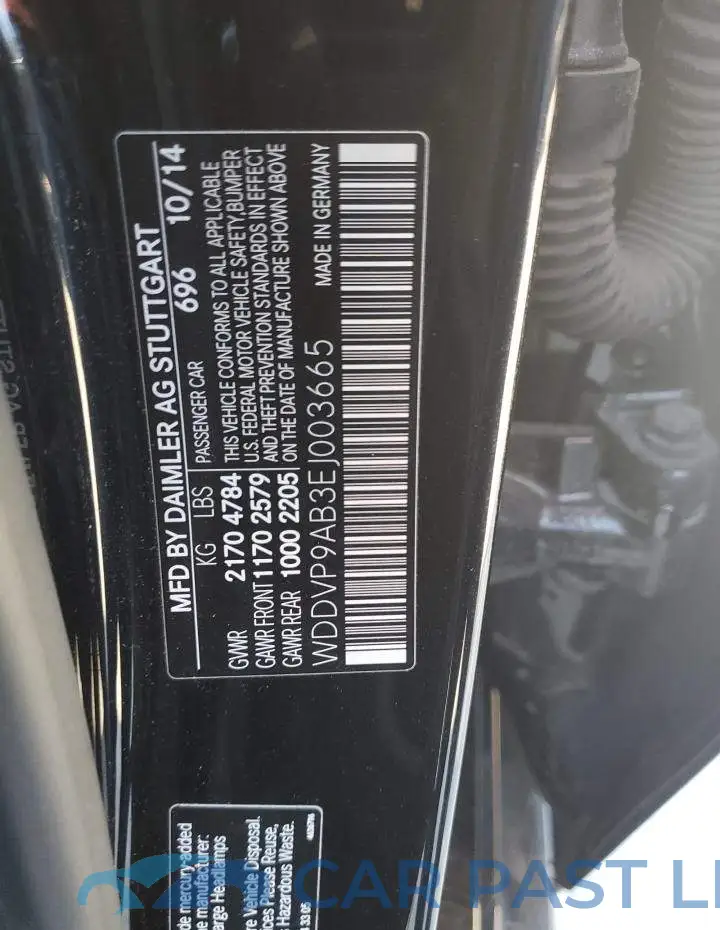 WDDVP9AB3EJ003665# 13