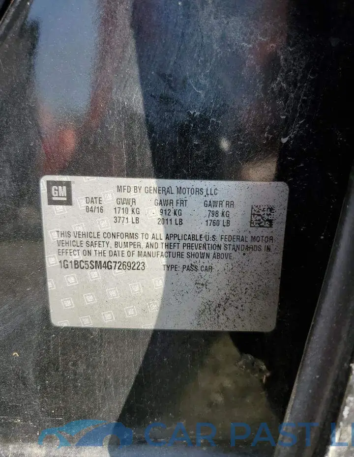 1G1BC5SM4G7269223# 12